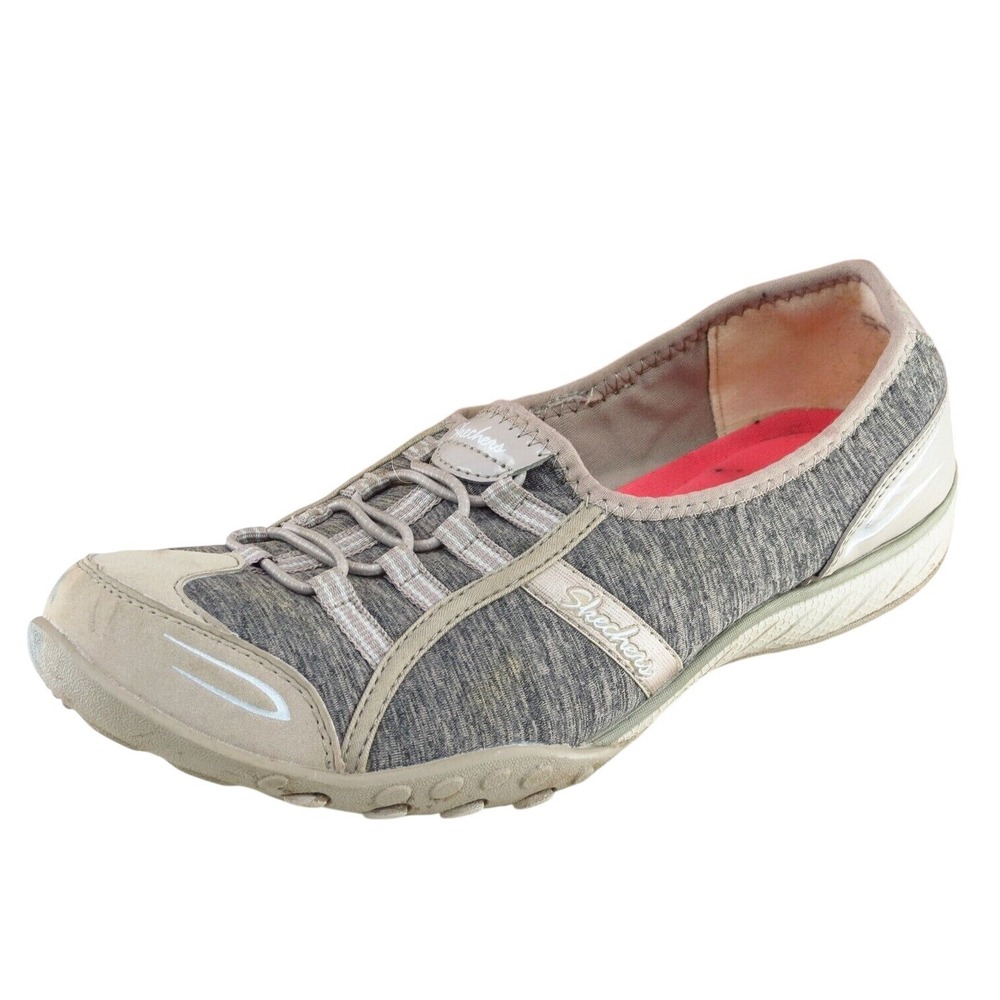 Skechers Women Size 7.5 M Beige Walking Synthetic 22468โ